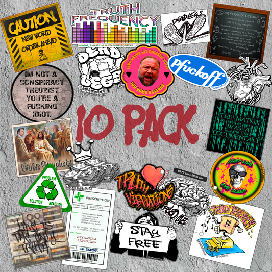 Blind Collectable Stickers 10 pack